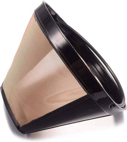 Reusable No.4 Cone Coffee Maker Filters for Ninja Coffee Bar Brewer Replacement Permanent Basket Filter (2 Coffee Filters)4