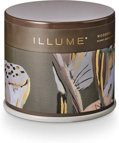 Illume, Candle Tin Woodfire Vanity 11.9 Ounce3