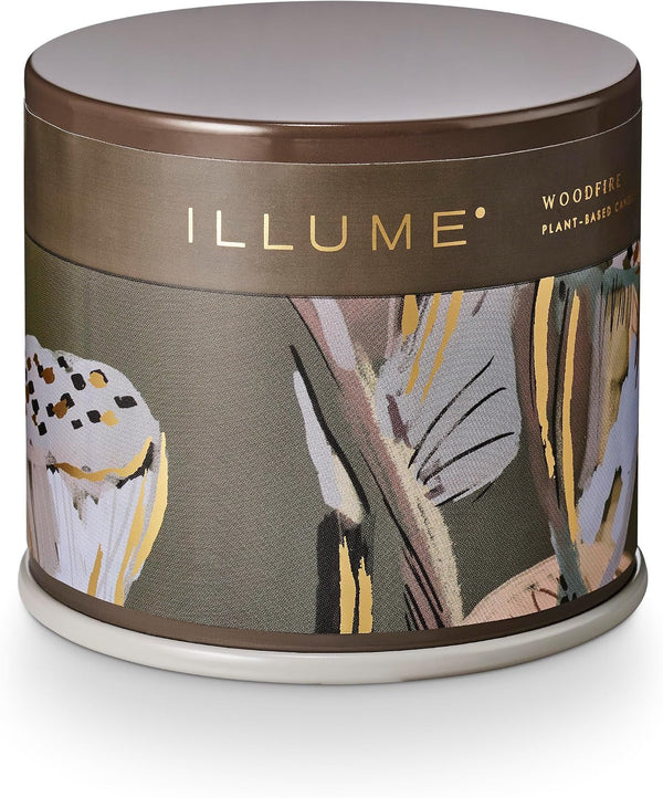 Illume, Candle Tin Woodfire Vanity 11.9 Ounce3