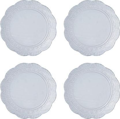 Seraphina 16-Piece Stoneware Dinnerware Set, Service for 4,Blue3