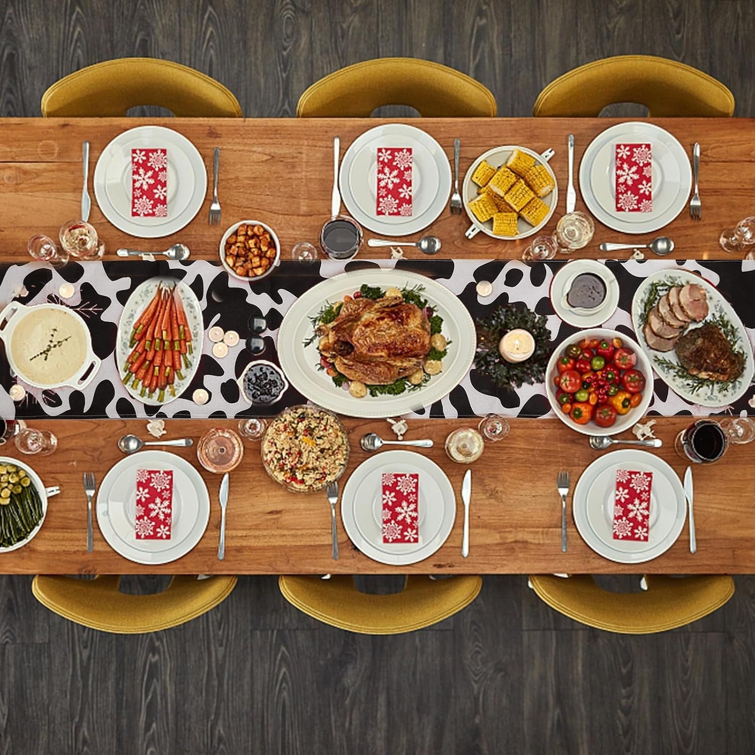 5-pcs-linen-cow-print-table-runner-black-and-white-farm-cow-print-tablecloth-western-barnyard-cowboy-themed-table-cloths-for-birthday-party-decorations-home-kitchen-supplies-13-x-72-in