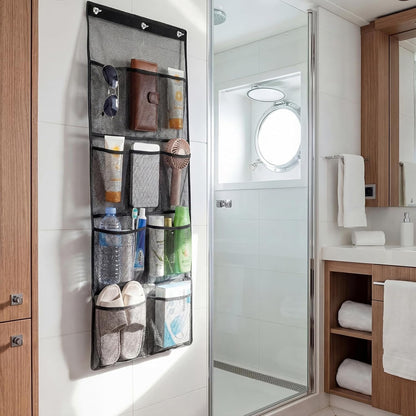 Magnetic Cruise Shower Organizer over the Door Organizer, Black4