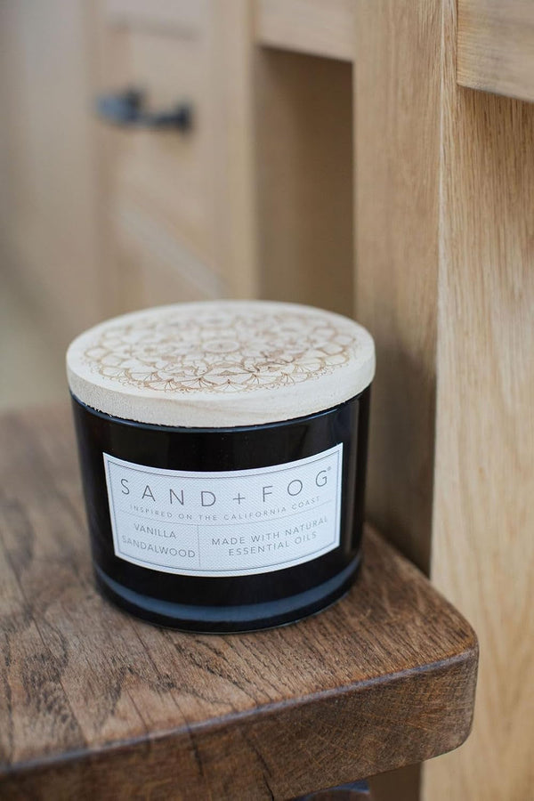 Scented Candle - Vanilla Sandalwood – Additional Scents and Sizes – 100% Cotton Lead-Free Wick - Luxury Air Freshening Jar Candles - Perfect Home Decor – 12Oz7