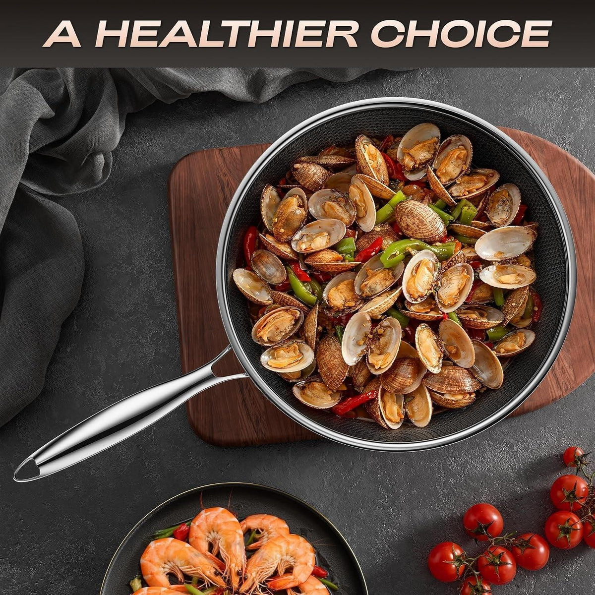 wok-hybrid-12-inch-wok-with-lid-nonstick-stainless-steel-woks-stir-fry-pans-dishwasher-friendly-pfas-pfoa-ptfe-free-oven-safe-up-to-600-f-compatible-with-all-cooktops
