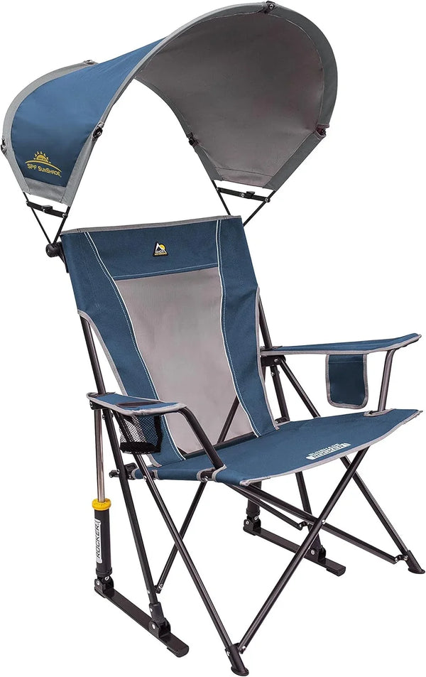 Sunshade Rocker Outdoor Rocking Chair with Canopy1