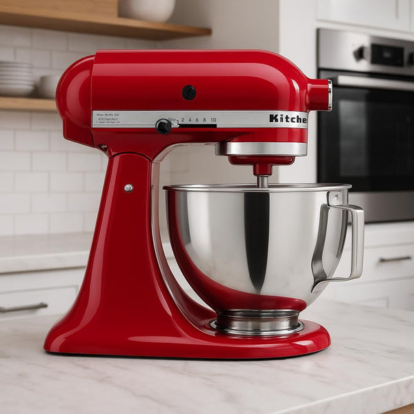Kitchen Aid Tilt-Head Stand Mixer 4.5 Quart KSM85PBER, Empire Red2
