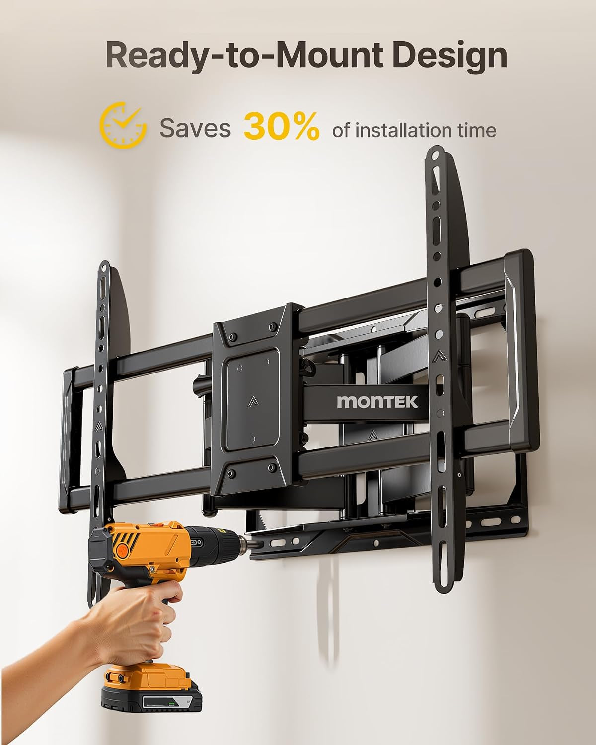 heavy-duty-full-motion-tv-wall-mount-for-37-90-inch-tvs-up-to-165-lb-dual-articulating-arms-extend-16-6-in-smooth-tilt-and-swivel-4x-load-tested-max-vesa-600x400-mm-12-16-in-wood-studs