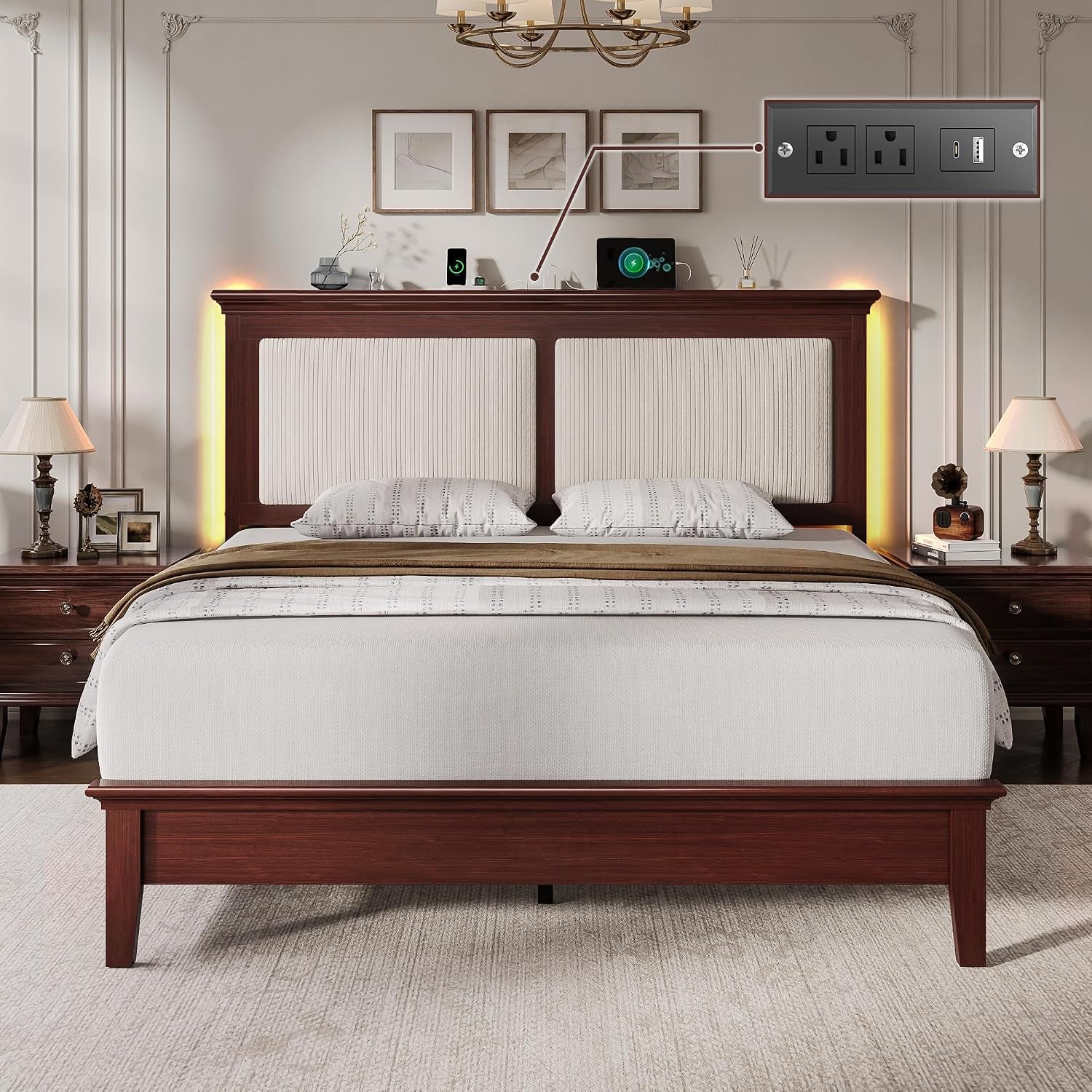 queen-bed-frame-with-headboard-solid-wood-bed-frame-queen-size-with-charging-station-rgb-led-wood-slats-support-noise-free-sturdy-structure-easy-assembly-mahogany