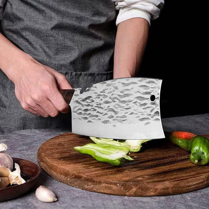 Meat Cleaver,Cleaver Knife, Kitchen Knives Forged Chopping Vegetables Fish Meat Cleaver Boning Butchering Knife Chef Knife Outdoor Hunting Cooking Tools4