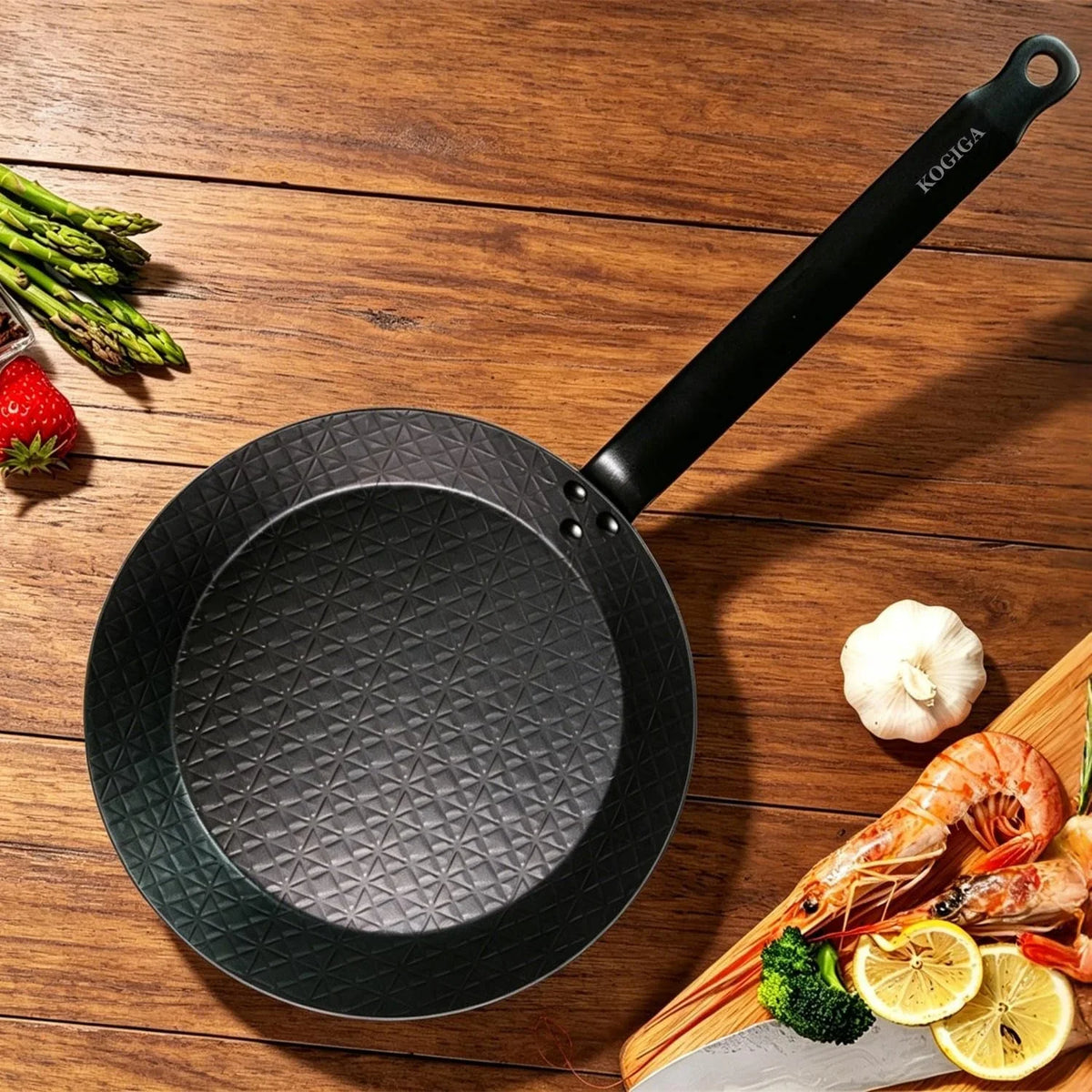 11-inch-pre-seasoned-carbon-steel-frying-pan-naturally-non-coated-skillet-with-grooved-texture-for-steak-stir-fry-tortilla-crepe-all-stoves-compatible