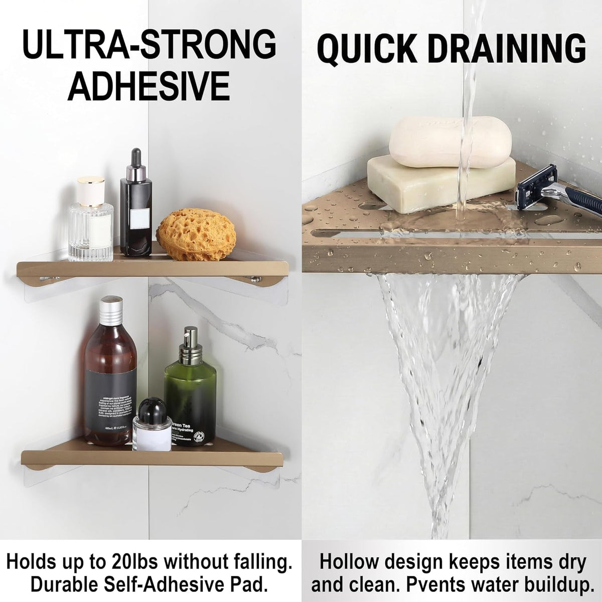 corner-shower-shelf-8-inch-champagne-gold-2-pack-bathroom-corner-organizer-adhesive-wall-mounted-shower-caddy-waterproof-rustproof-metal-storage-rack-for-shampoo-soap