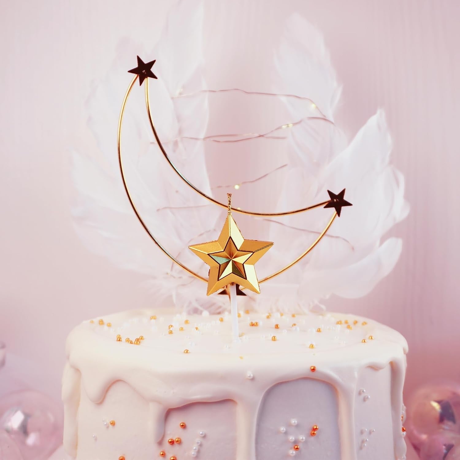 birthday-candles-star-shaped-gold-birthday-candles-for-cake-5pcs-metallic-color-stereo-shaping-cake-candles-set-sparkler-candles-for-birthday-cake