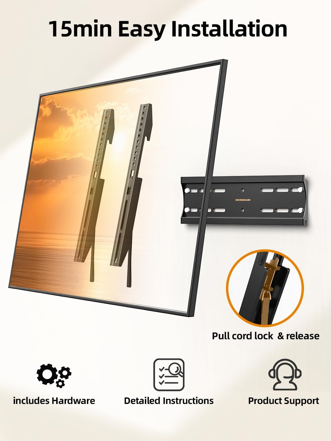 43-50-55-inch-fixed-low-profile-tv-wall-mount-for-24-65-inch-led-lcd-flat-curved-tvs-universal-wall-mount-bracket-with-safe-lock-max-vesa-400x400mm-up-to-99lbs-16-stud