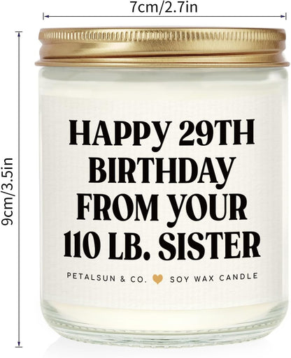 Sister Birthday Gifts, Funny Sisters Gifts from Sister, Lavender Candle7