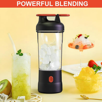 Portable Blender, 25Oz Personal Blender for Smoothies and Shakes with 6 Blades, USB C Rechargeable Mini Personal Size Blenders,Fruit Juice Mixer for Home/Office/Travel/Gym (Black)2