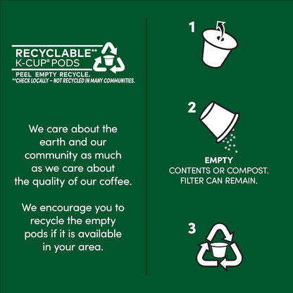 Decaf, Medium Roast Coffee, Single-Serve K-Cup Pods Compatible with Keurig Brewers, 32Ct K-Cups, Red5