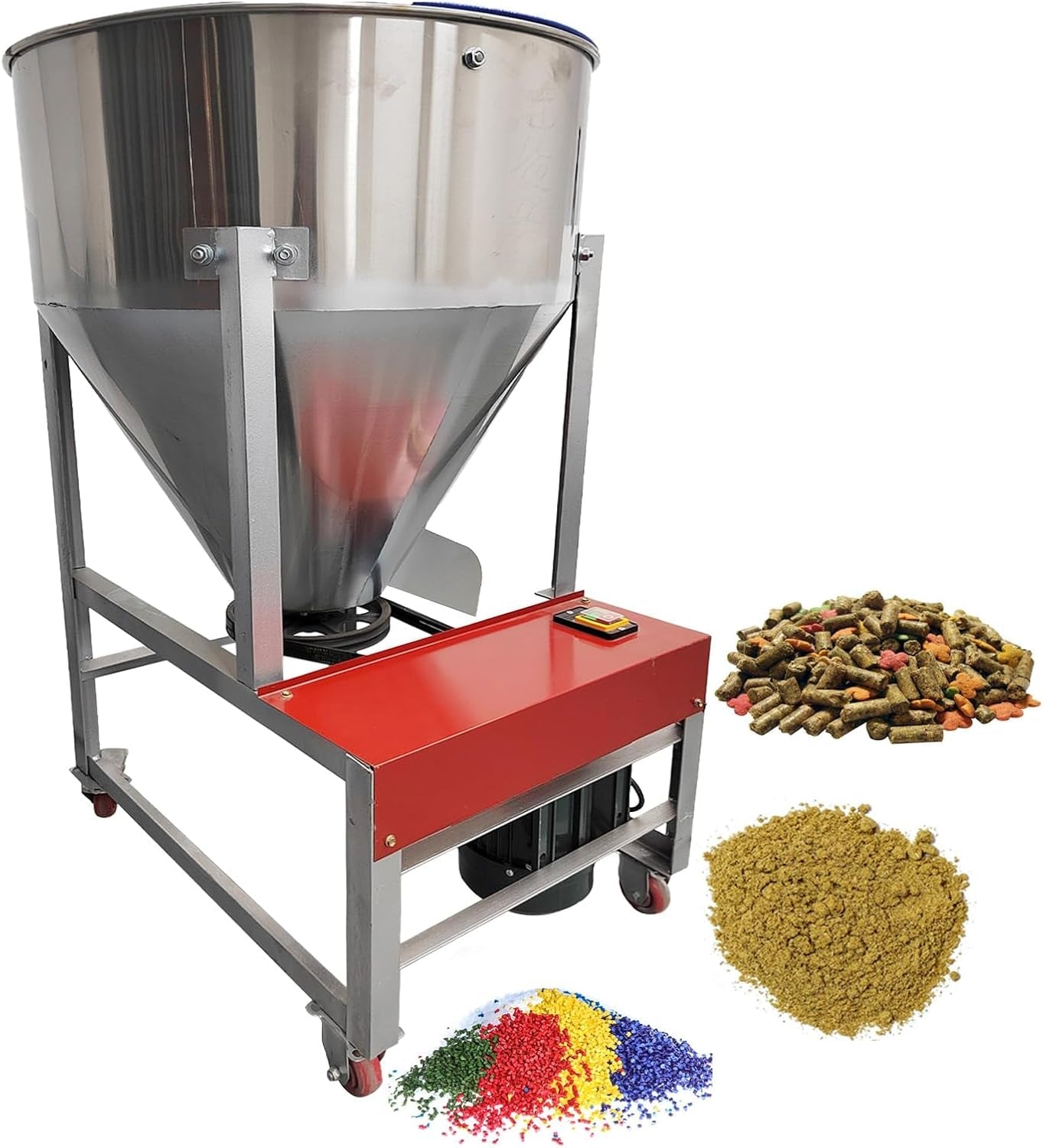 220v-3kw-powder-mixer-blender-mixing-machine-stainless-steel-plastic-mixer-mixing-capacity-220-lbs-vertical-feed-mixing-machine-for-dry-grain-granule