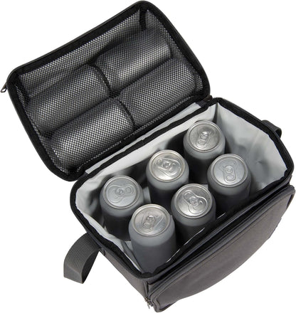 Carhartt Camping Cooler, Worksite Lunchbox, Soft Shell Lunch Bag for Construction Sites, Work and Everyday Use, Gray4
