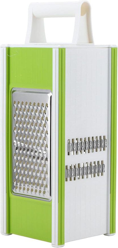 5 in 1 Multifunctional Shredding Vegetable Machine Portable Grater Kitchen Tool for Slicing Chopping Decorating Small Peeler Storage Box Green White6