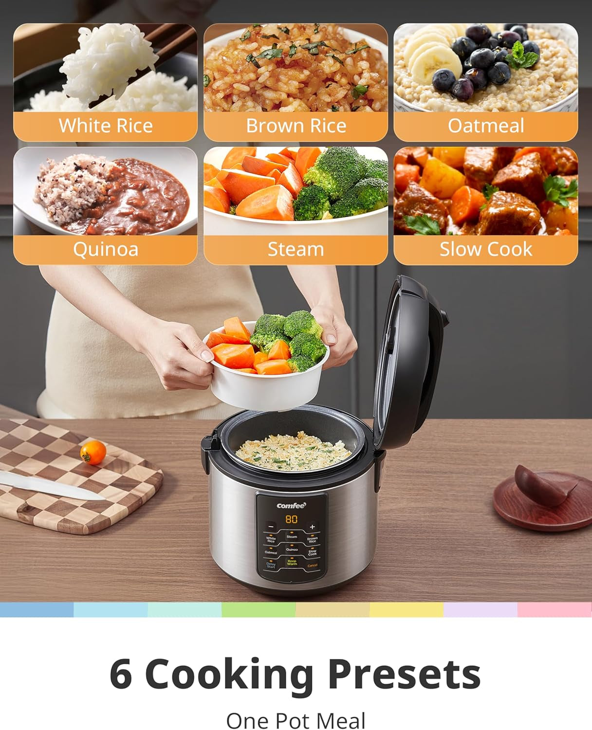 rice-cooker-with-6-functions-4-cups-uncooked-rice-multi-cooker-slow-cook-steam-saute-warm-6-one-touch-programs-for-brown-rice-quinoa-and-oatmeal