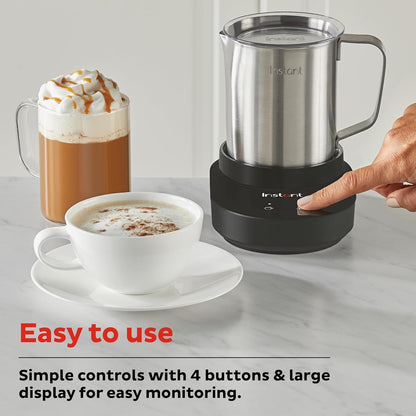 Pot  Magicfroth 9-In-1 Electric Milk Steamer and Frother, 17Oz Stainless Steel Pitcher, Hot and Cold Foam Maker and Milk Warmer for Lattes, Cappuccinos, Macchiato4