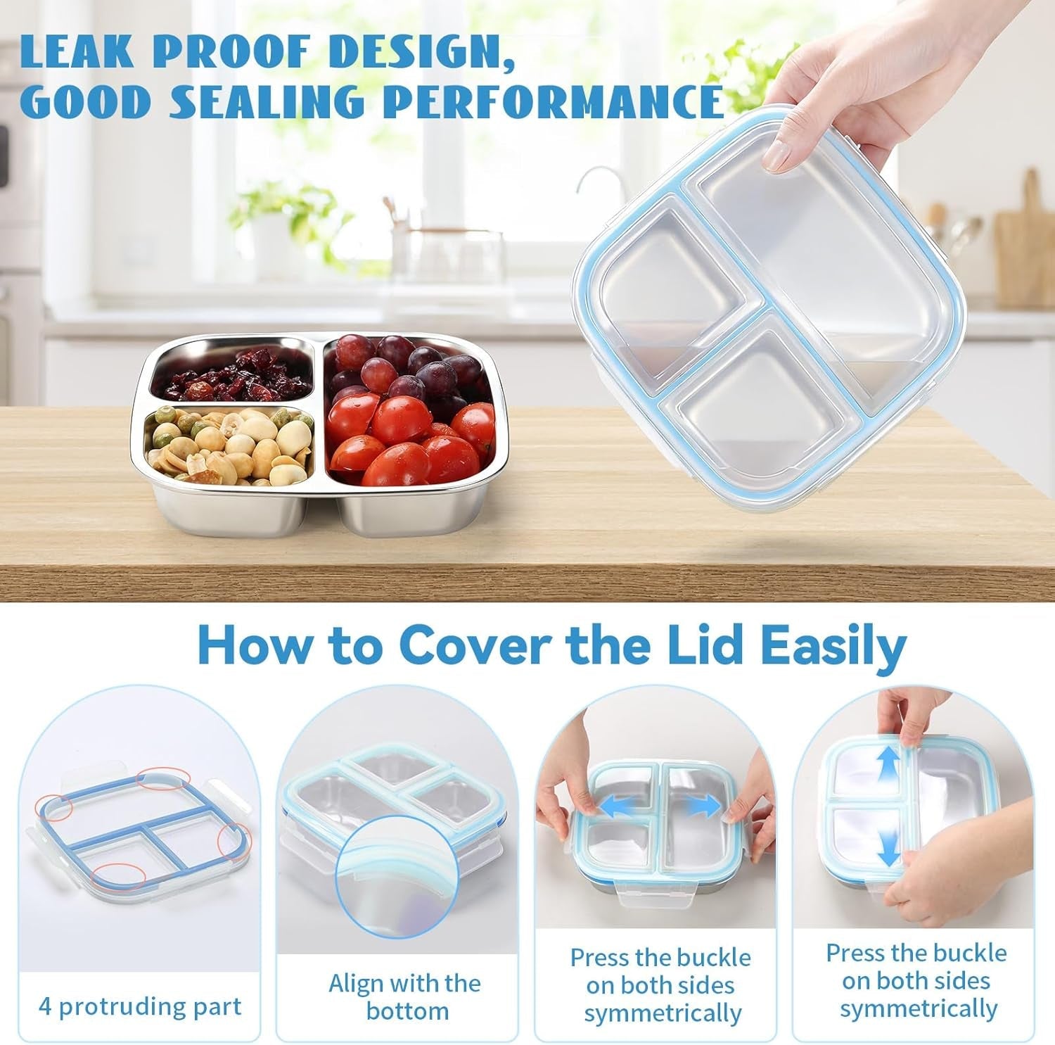 stainless-steel-snack-containers-3-compartments-reusable-on-and-go-bento-box-with-lids-for-kids-lunch-box-pre-meal-storage-for-daycare-school-outdoor-camping-travel-blue