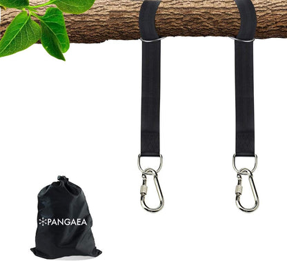 Tree Swing Hanging Straps Kit, Heavy Duty Holds 2200LBS 5FT Extra Long, with Safer Lock Snap Carabiners & Carry Pouch Bag1