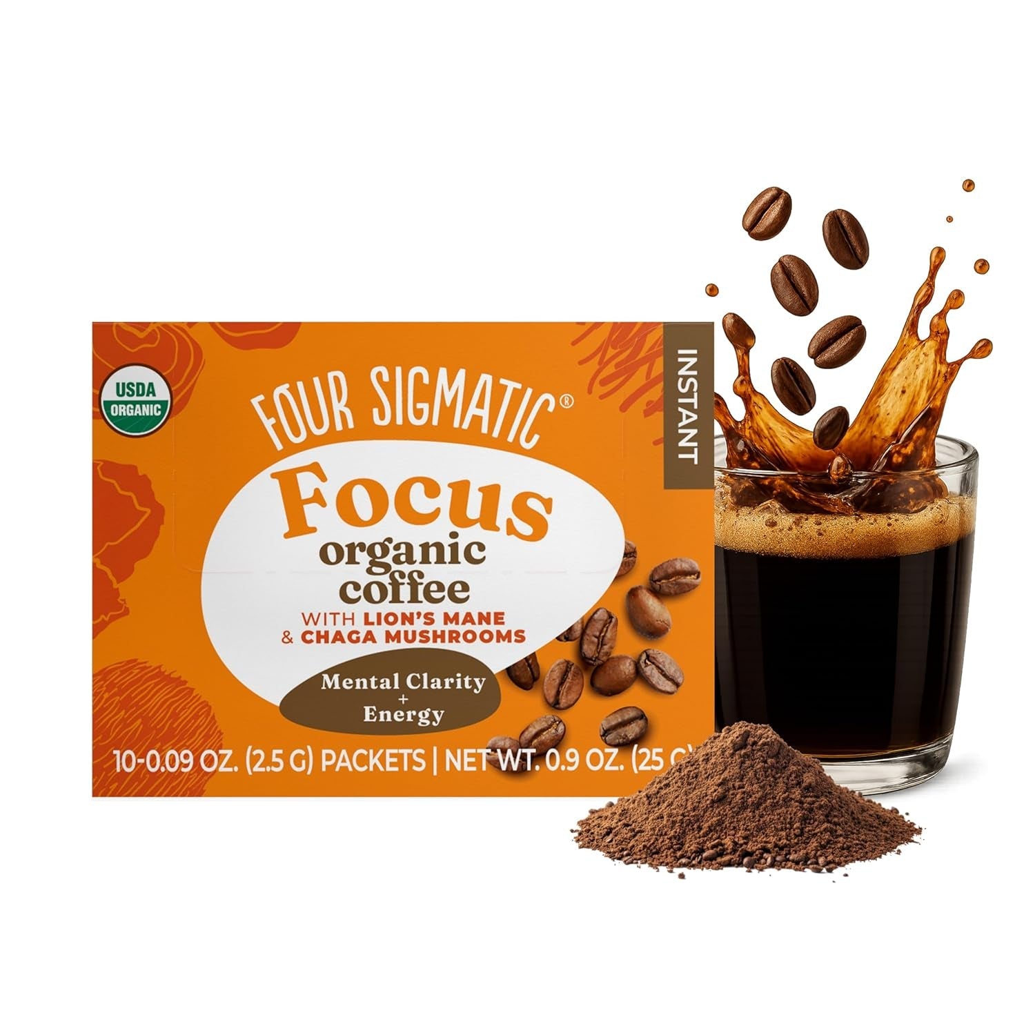 four-sigmatic-focus-organic-mushroom-coffee-instant-mushroom-coffee-mix-with-lions-mane-chaga-and-rhodiola-for-better-focus-and-immune-support-10-packets