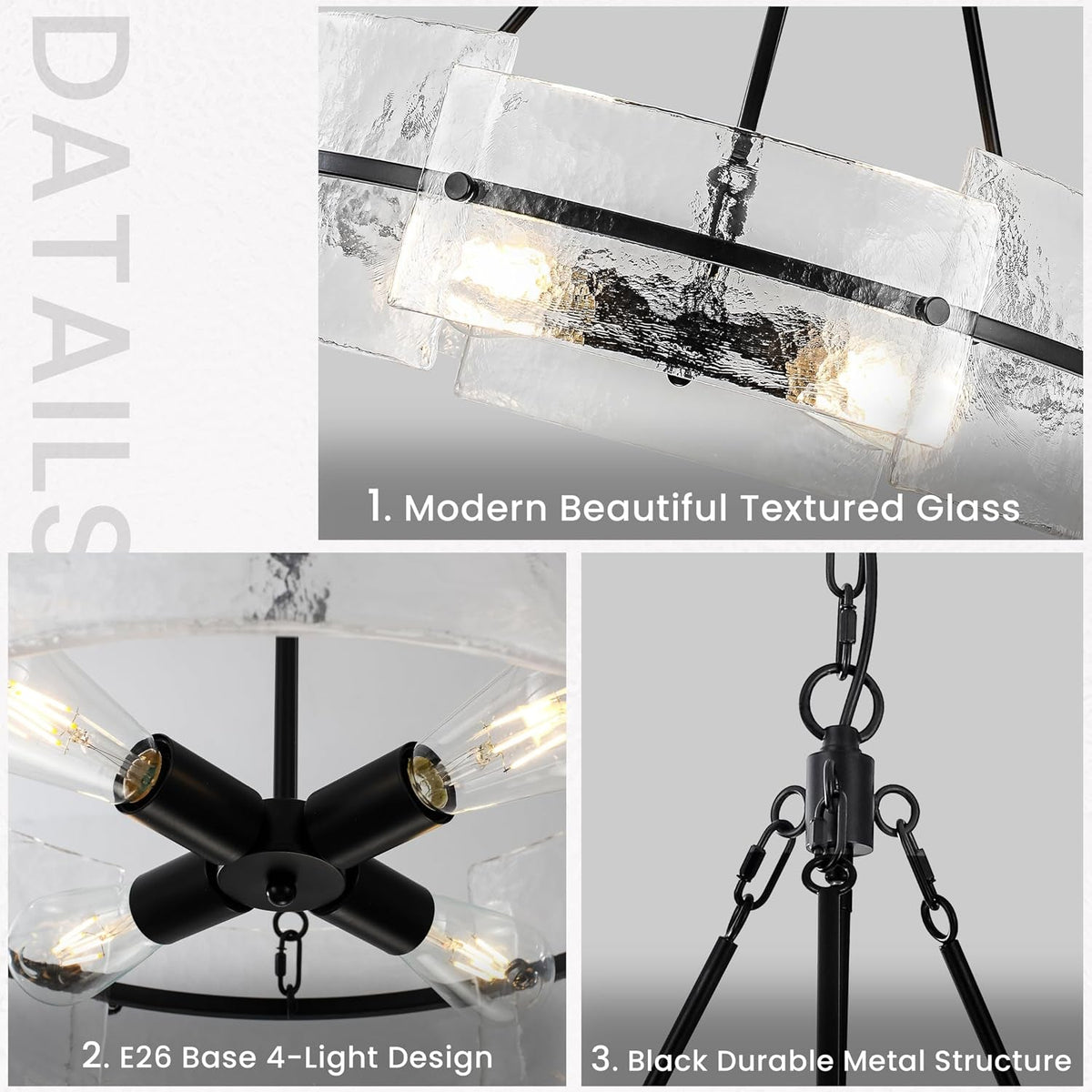 modern-dining-room-chandelier-22-black-textured-glass-chandelier