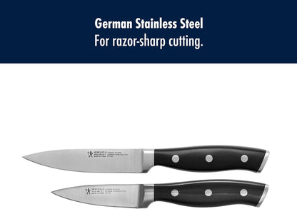 Henckels Forged Accent 2-Pc Paring Knife Set, Razor-Sharp German Engineered | Informed by 100+ Years of Mastery. Dishwasher Safe, Comfortable Grip. Great for Peeling, Coring and Slicing.4