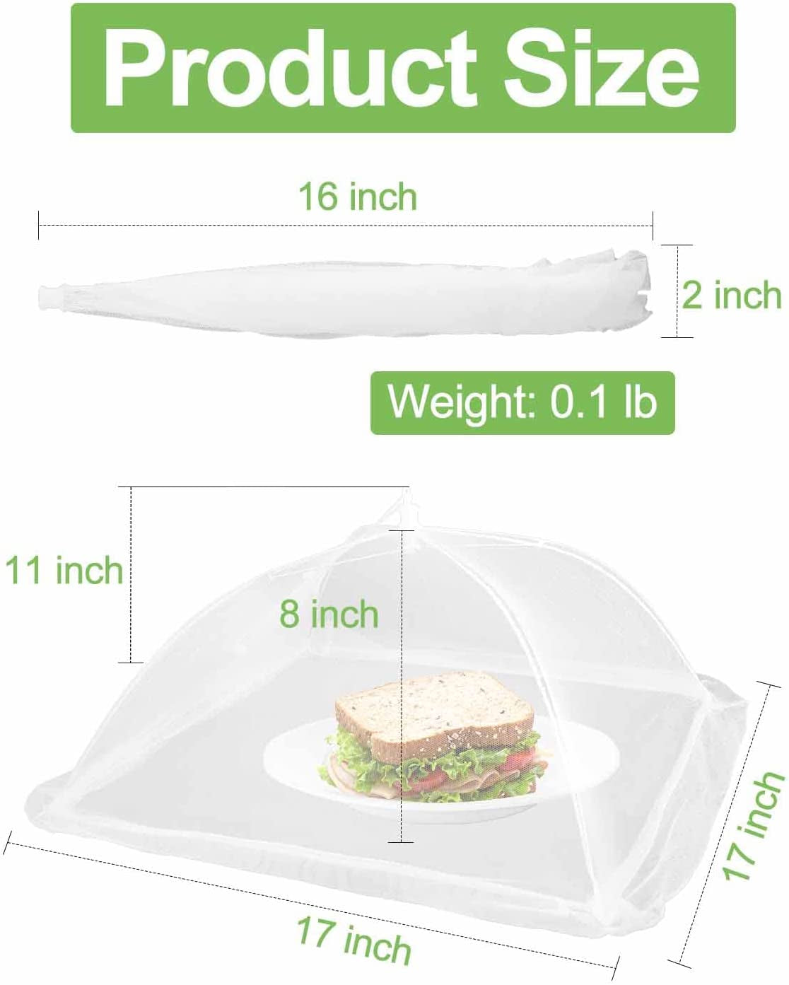 large-food-cover-6-pack-mesh-food-tent-17x17-white-nylon-covers-pop-up-umbrella-screen-tents-patio-net-for-outdoor-camping-picnics-parties-bbq-collapsible-and-reusable