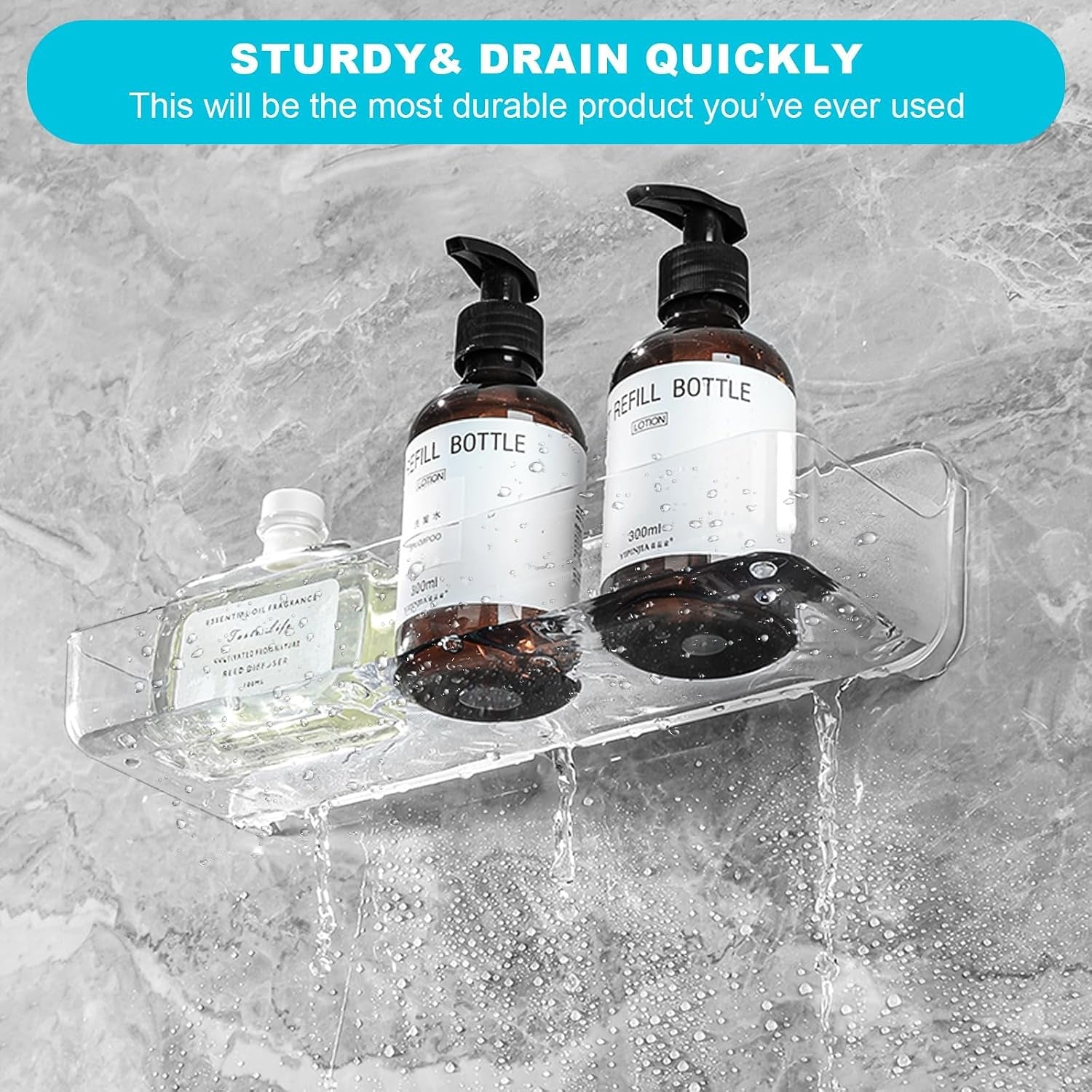 2-pack-adhesive-shower-shelves-acrylic-bathroom-wall-caddy-clear
