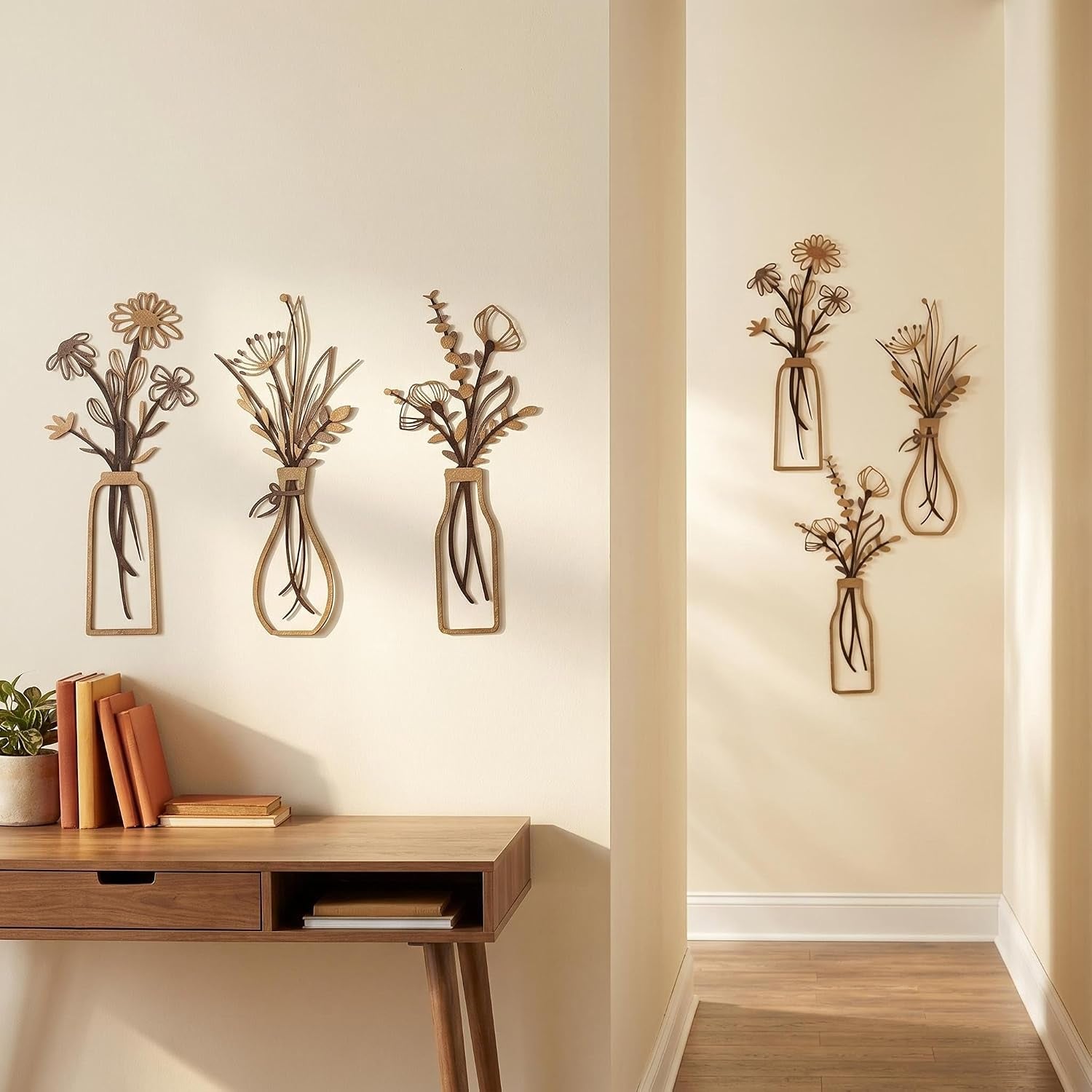 3pcs-brown-metal-flower-vase-wall-art-botanical-iron-farmhouse-decor-3-piece-brown-metal-flower-vase-wall-art-rustic-botanical-iron-sculpture-easy-to-hang-for-farmhouse-living-room-decor