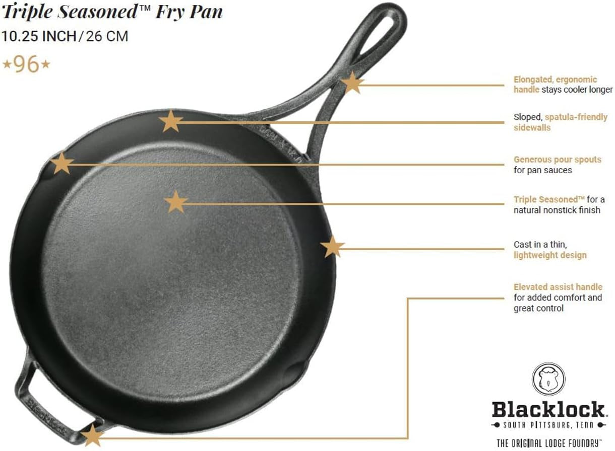 blacklock-10-25-triple-seasoned-cast-iron-skillet-lightweight-easy-cleanup-premium-cookware