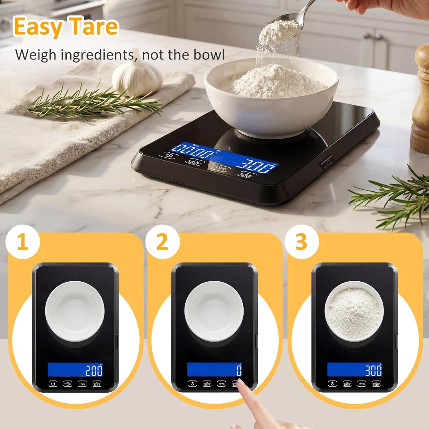 food-scale-33-lb-0-1-oz-high-precision-kitchen-scale-for-sourdough-bread-built-in-7-units-timing-tare-function-rechargeable-digital-kitchen-scale-for-food-baking-cooking