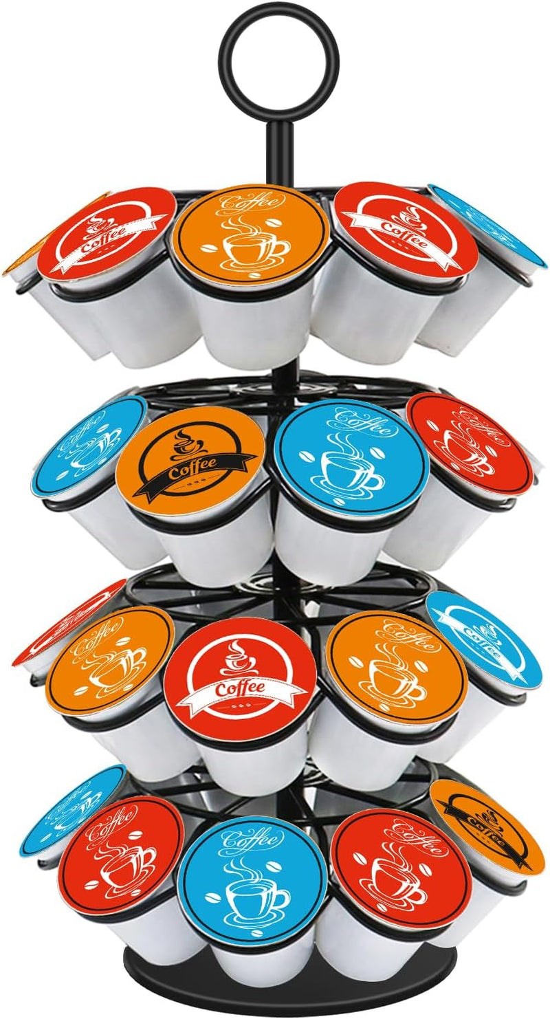 coffee-pod-carousel-holder-compatible-with-k-cups-organizer-compatible-with-36-cup-pods-spins-360-degrees