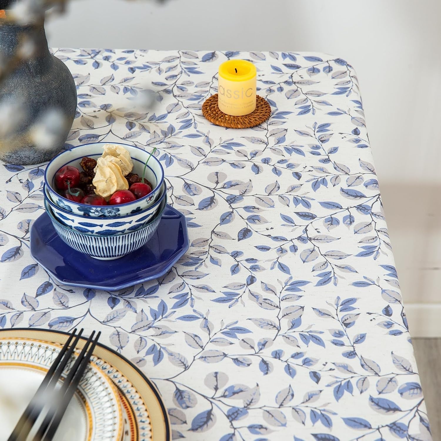 rustic-tablecloth-classic-plant-leaf-printed-linen-fabric-table-cover-farmhouse-decoration-52x70-inches-rectangle-oblong-blue-for-kitchen-dining