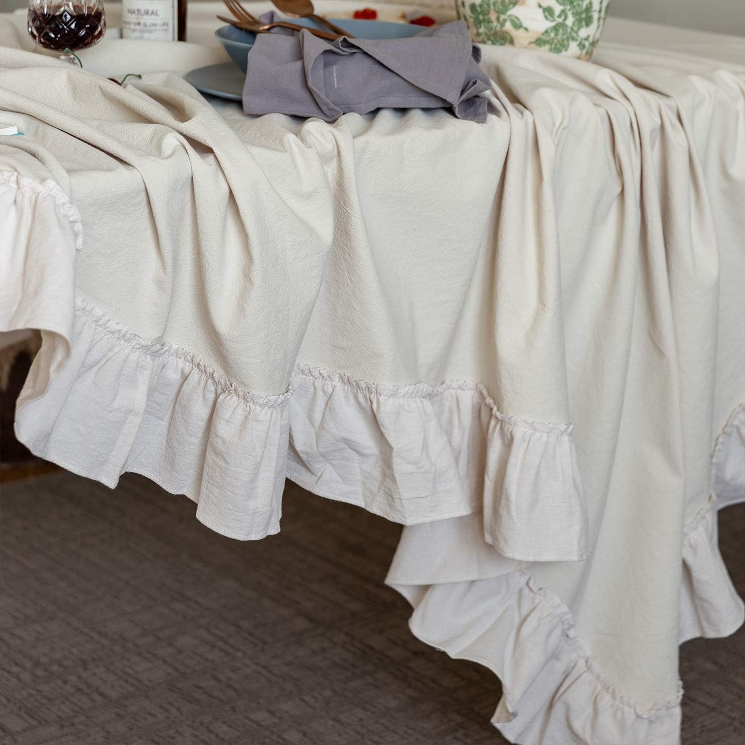 retro-farmhouse-ruffle-tablecloth-cotton-flounces-trim-washable-table-cover-tablecloths-for-rectangle-table-baby-shower-kitchen-party-wedding-decor-52x70