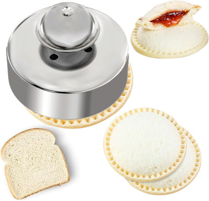Sandwich Cutter, Sandwich Cutter and Sealer, Sandwich Maker, Peanut Butter and Jelly Sandwiches Tool/Pbj Cutter, Sandwich Maker for Kids, for Thanksgiving/Christmas Day1