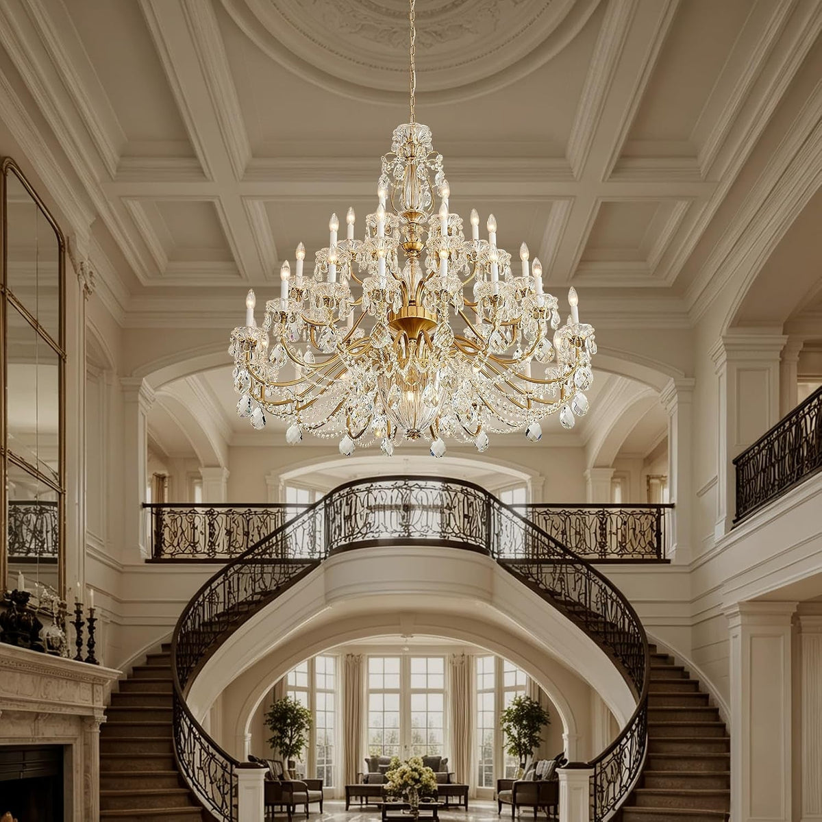 50-inch-extra-large-maria-theresa-crystal-chandelier-vintage-brass-candelabra-chandelier-pendant-light-fixture-for-high-ceiling-living-room-foyer-entryway-staircase-lobby-banquet-hall