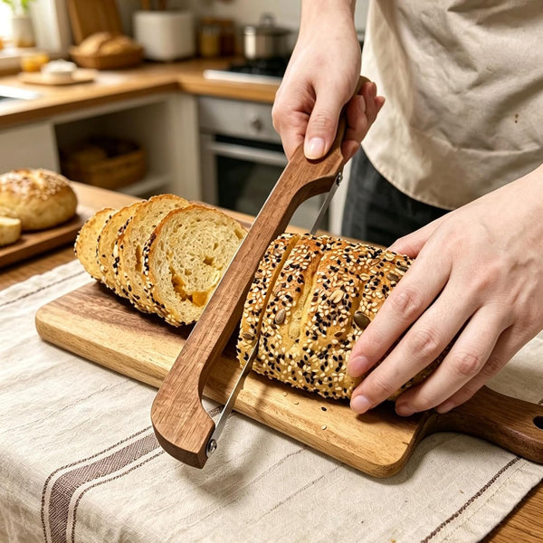 Sourdough Bread Knife for Homemade Bread, Bread Slicer-Cutter& Bread Bow Knife for Sourdough with Ergonomic Grip for Easy, Clean & Even Slicing, Bread Saw2