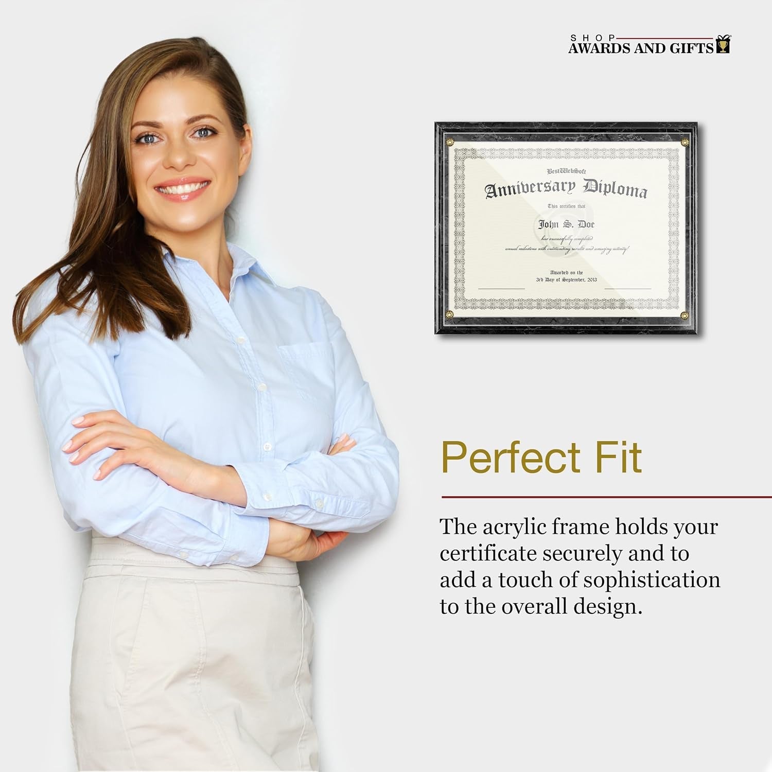 8-5-x-11-certificate-frame-holder-slide-in-wall-plaque-display-10-5-x-13-inch-board-black