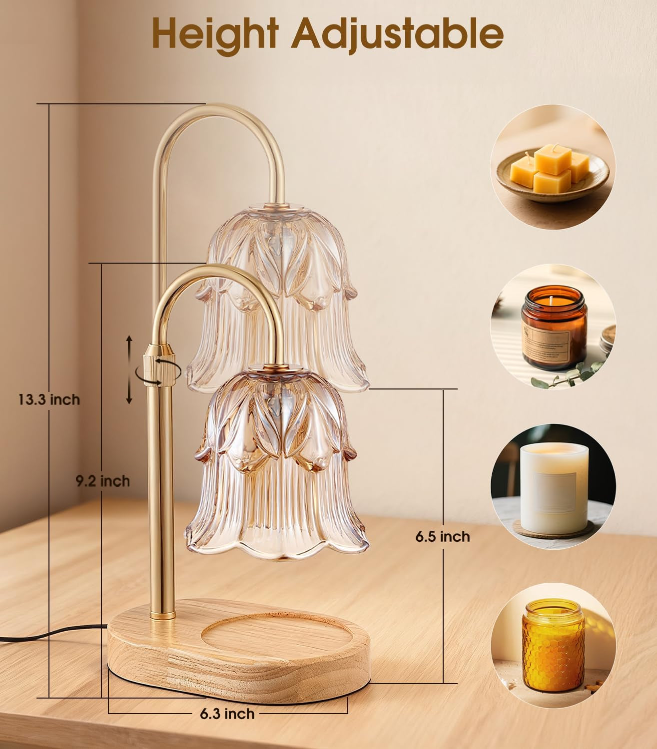 candle-warmer-lamp-adjustable-timer-electric-flower-glass-candles-light