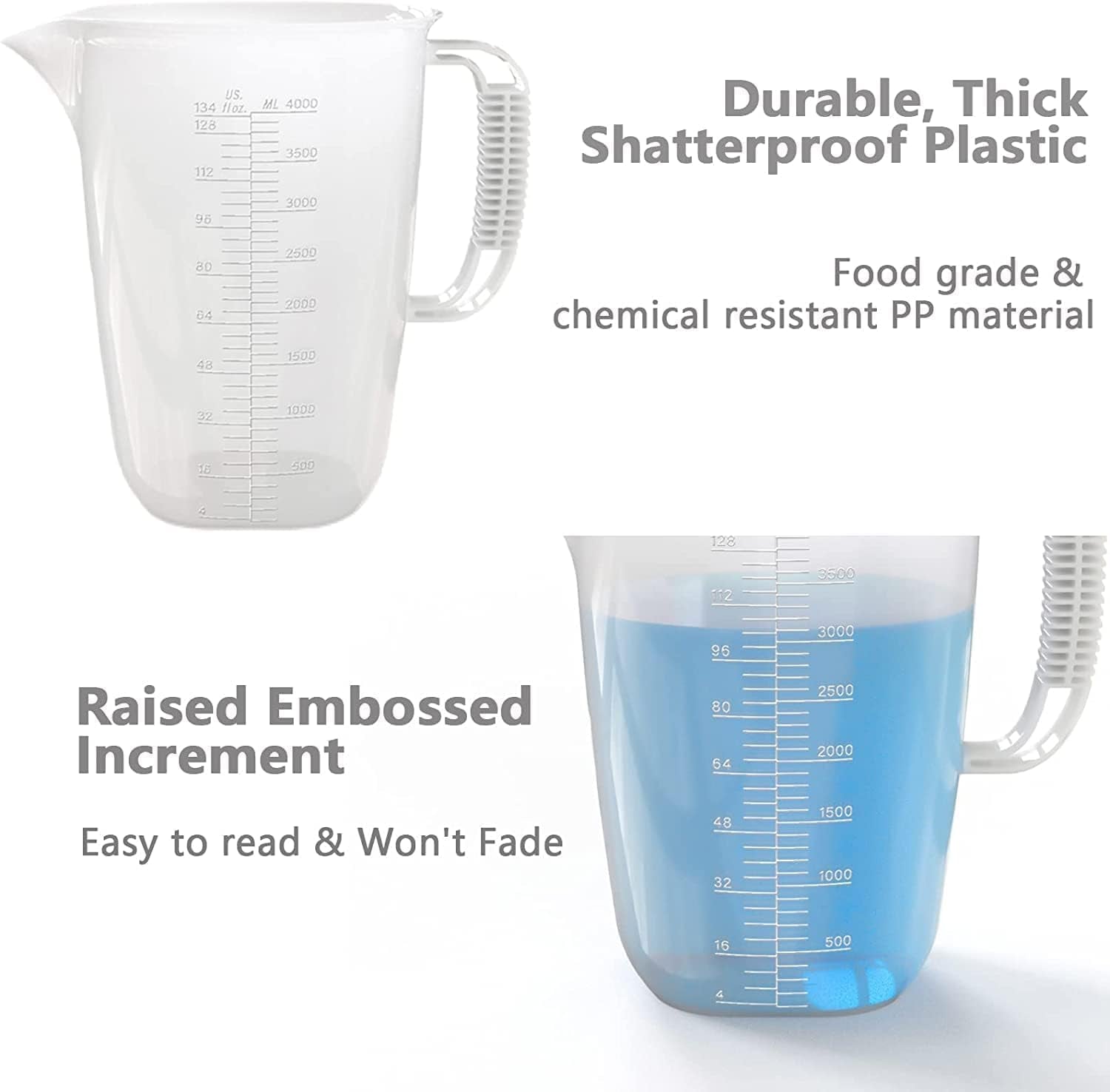 1-gallon-measuring-pitcher-convenient-conversion-chart-134oz-extra-large-plastic-measuring-cup-strong-food-grade-material-graduated-mixing-pitcher-great-for-lawn-pool-chemicals-motor-oil-and-fluids
