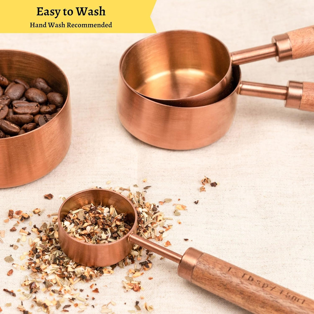 copper-stainless-steel-measuring-cups-and-spoons-set-of-8-wooden-handle-with-us-and-metric-measurements