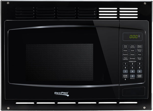 1.0 Cu. Ft. RV Microwave with Trim Kit, Black | 900W Cooking Power, 8 Express Cook Presets, 10 Power Levels, Instant Start8