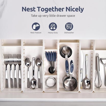 Measuring Cups Spoons Set, 18/8 Stainless Steel, 12Pc/Midnight Blue9