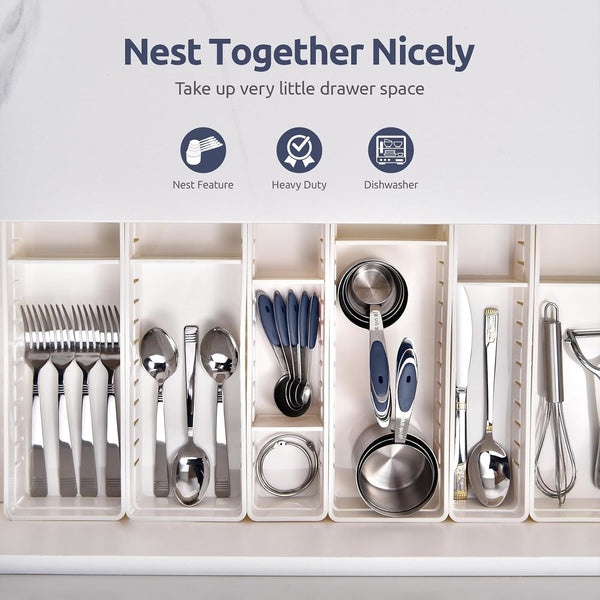 Measuring Cups Spoons Set, 18/8 Stainless Steel, 12Pc/Midnight Blue9