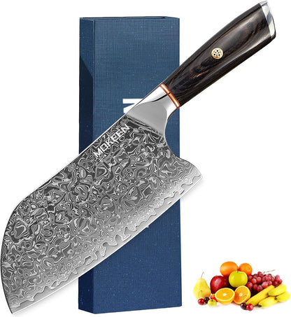 Cleaver Knife 7 Inch, Chef Knife 67 Layers VG10 Damasmas Knife1