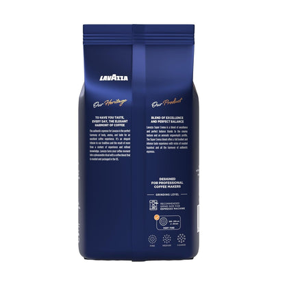 Lavazza Super Crema Whole Bean Coffee, Medium Espresso Roast, Arabica and Robusta Blend, 2.2 Lb Bag, Package May Vary (Pack of 1)3
